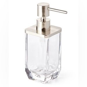 New: Waterworks Studio Clear Glass Pump Dispenser